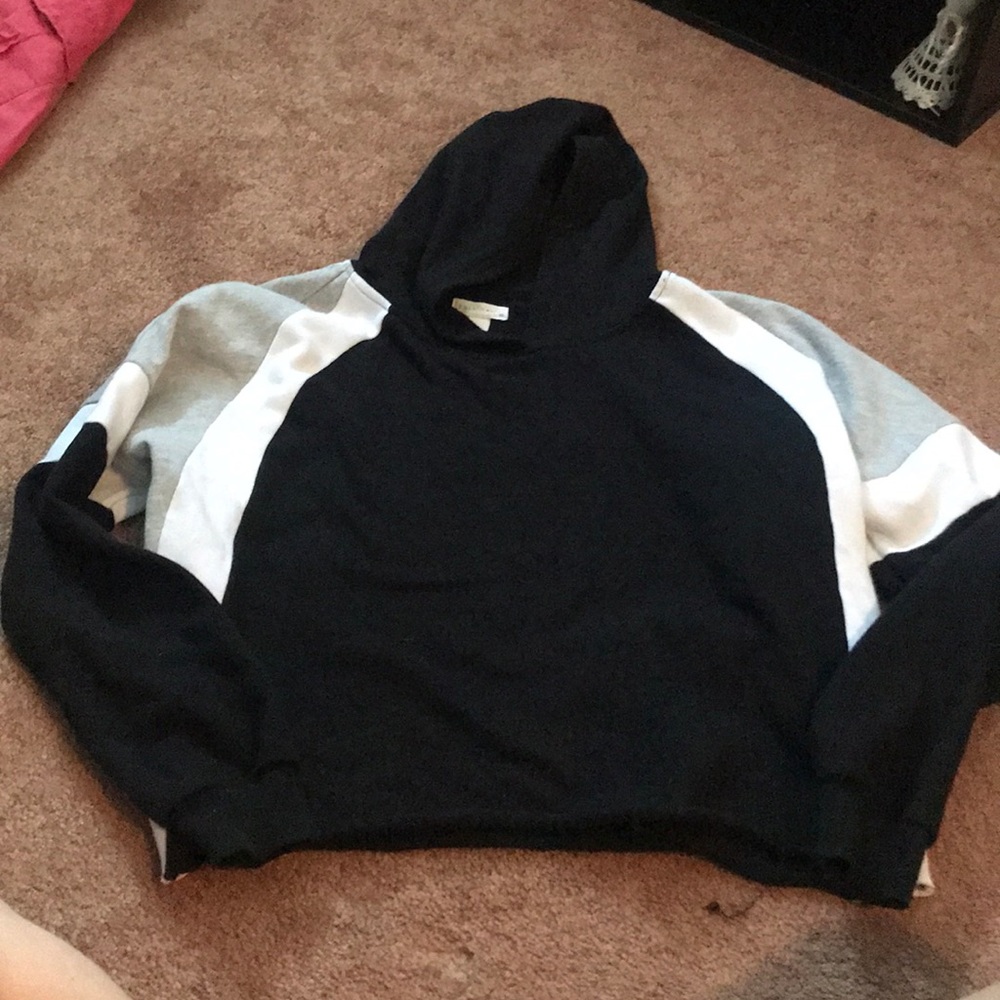 black hoodie